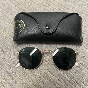 Ray-ban round metal glasses